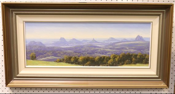 Todd Whisson | Glasshouse Mountains from Maleny | MutualArt