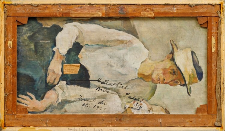 Artwork by Vojtěch Sedláček, Winter Day, Made of oil on canvas