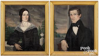 Portraits of Noah and Mary Eastman - Joseph Chase Rutherford