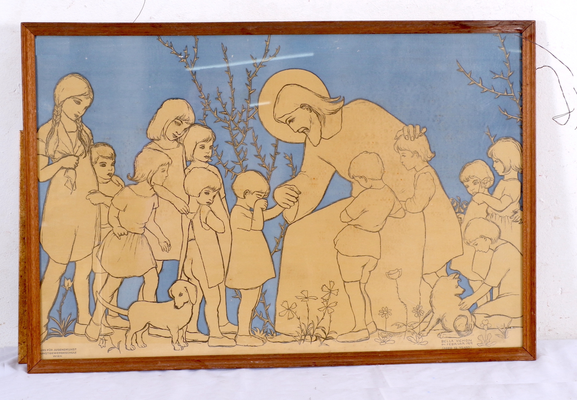 Bella Vichon | JESUS BLESSING THE CHILDREN | MutualArt