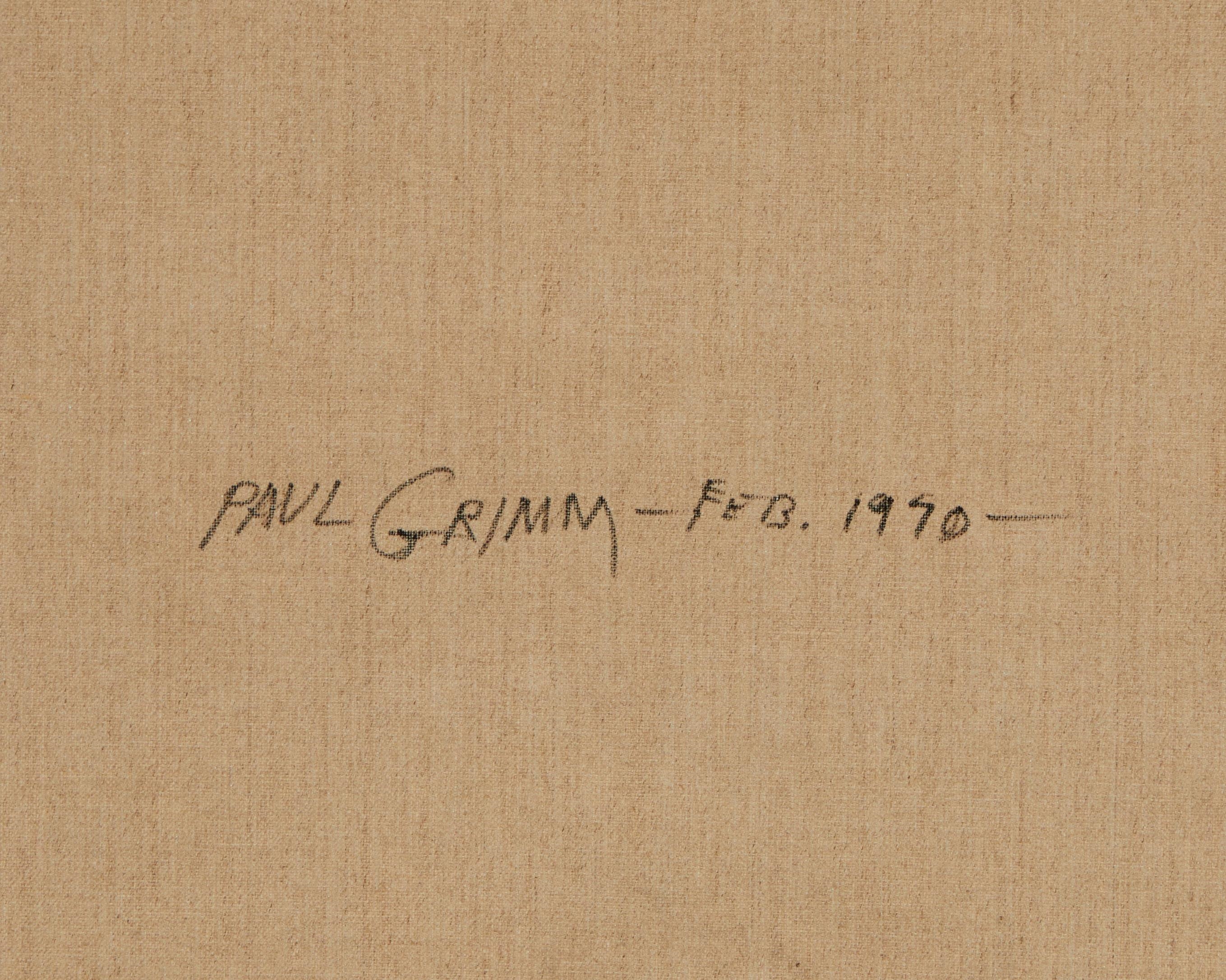 Artwork by Paul Grimm, "Sunny Smoke Trees,", Made of Oil on canvas