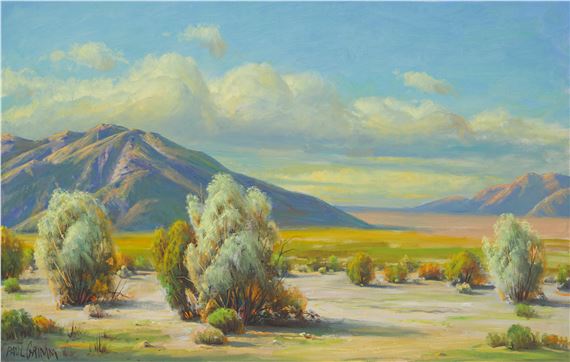 "Sunny Smoke Trees," by Paul Grimm, 1970