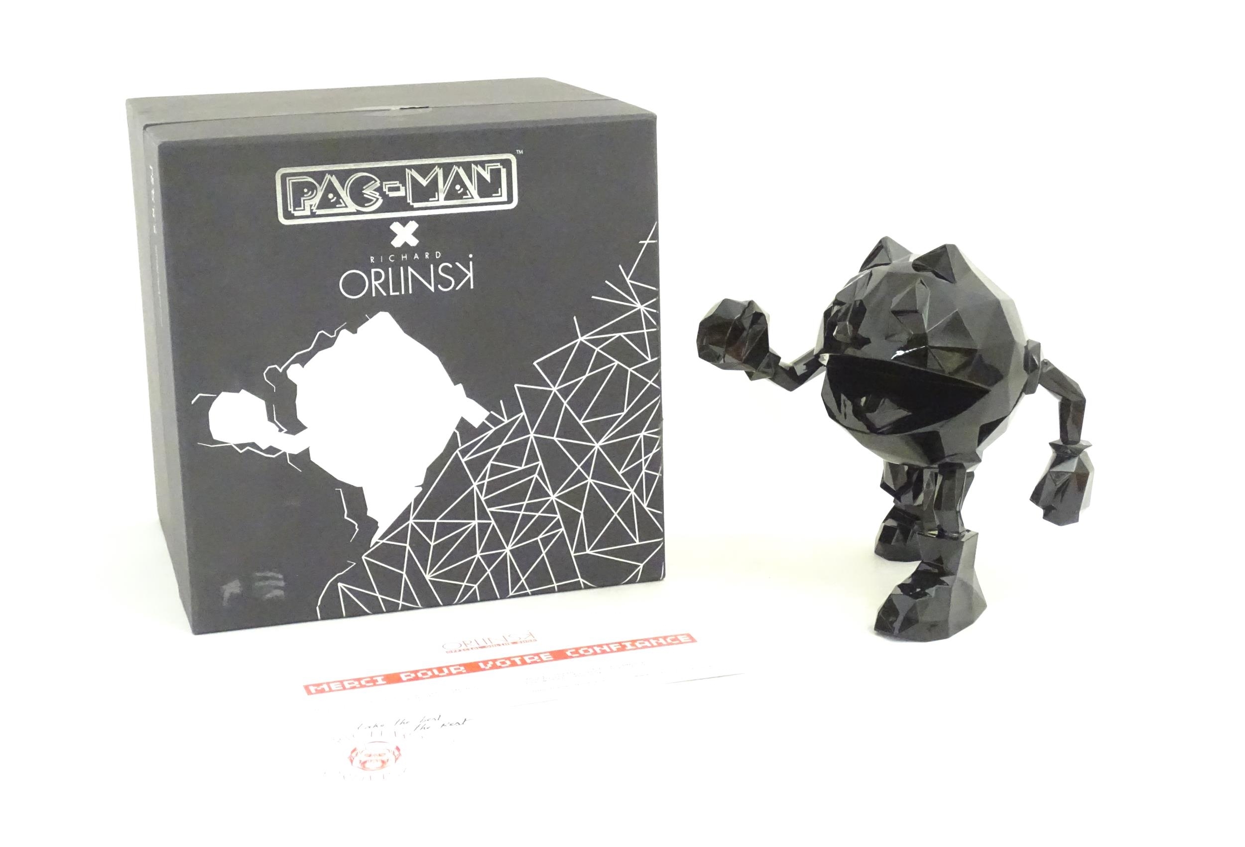PAC-MAN X ORLINSKI : LA SCULPTURE OFFICIELLE - ROUGE (10 CM) Bandai Namco