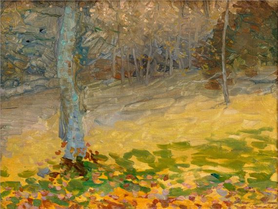 In a Grove by Otakar Lebeda, 1898