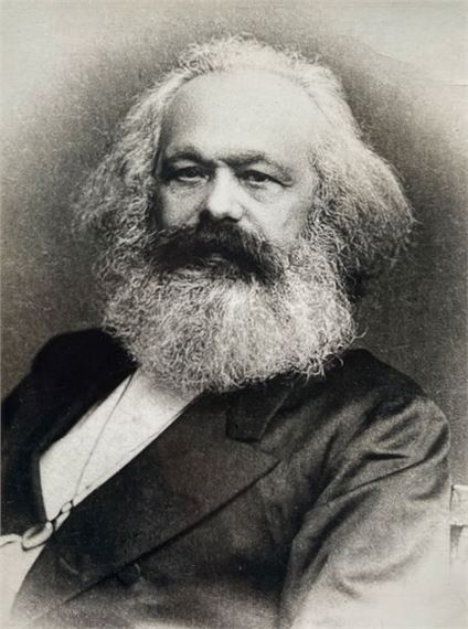 Karl Marx | Portrait of the philosopher and theoretician of the ...