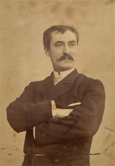 Tirage Albuminé Vintage Nadar – Alphonse Emile Alfred Dieudonné, Circa 1880, Format 11x16 Cm, Original