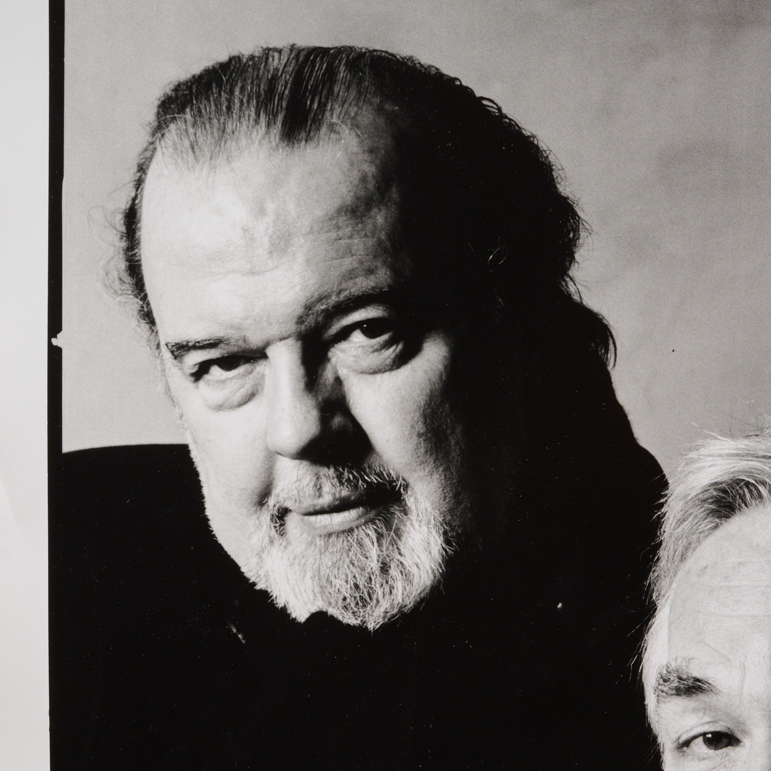 Artwork by Irving Penn, Portrait of Orson Welles and Peter Bogdanovich, Made of gelatin silver photograph