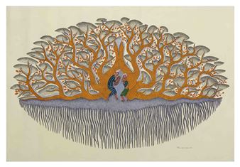Mayank Shyam & Ram Singh Urveti: The Rain Within - Ojas Art Gallery