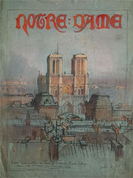 Notre-Dame de Paris by Charles Jouas, septembre 1934