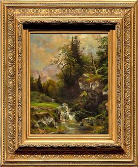 HORSKÁ PARTIE S ŘEKOU - Alois Bubák