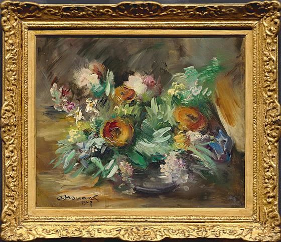 ZATIŠÍ S KVĚTINOU by Armand Drouant, 1947