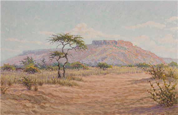 Okosongomingo, Waterberg by Johannes Blatt, dated 1944