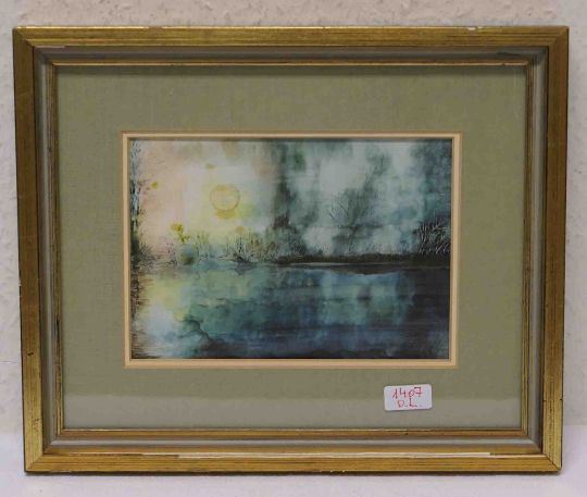 Len Dunkelberg Verwunschener Teich (1984) MutualArt