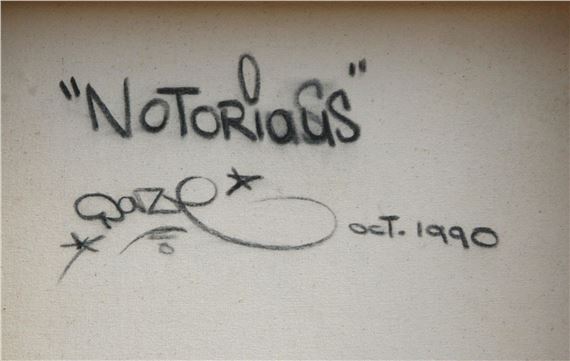 DAZE | Notorious (1990) | MutualArt