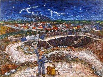 Vincent Dancing in the Rain by Quarry on Montmarte - Jon Digman