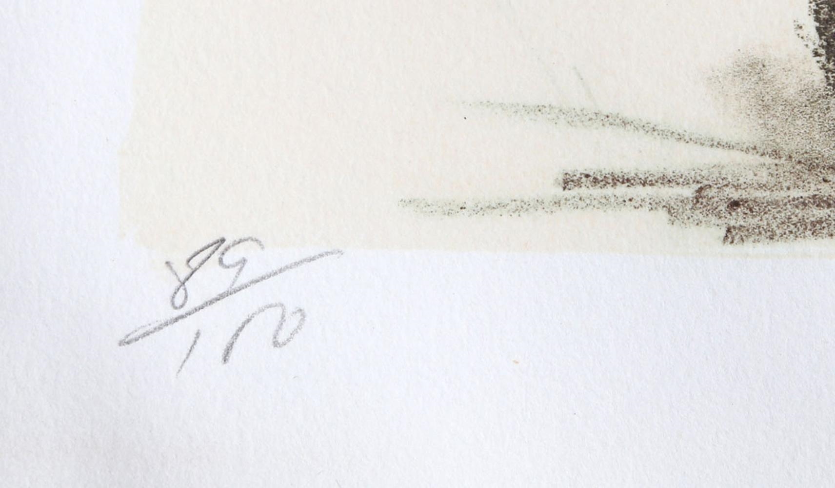 Artwork by Alexander Dobkin, Pensive, Made of Lithograph