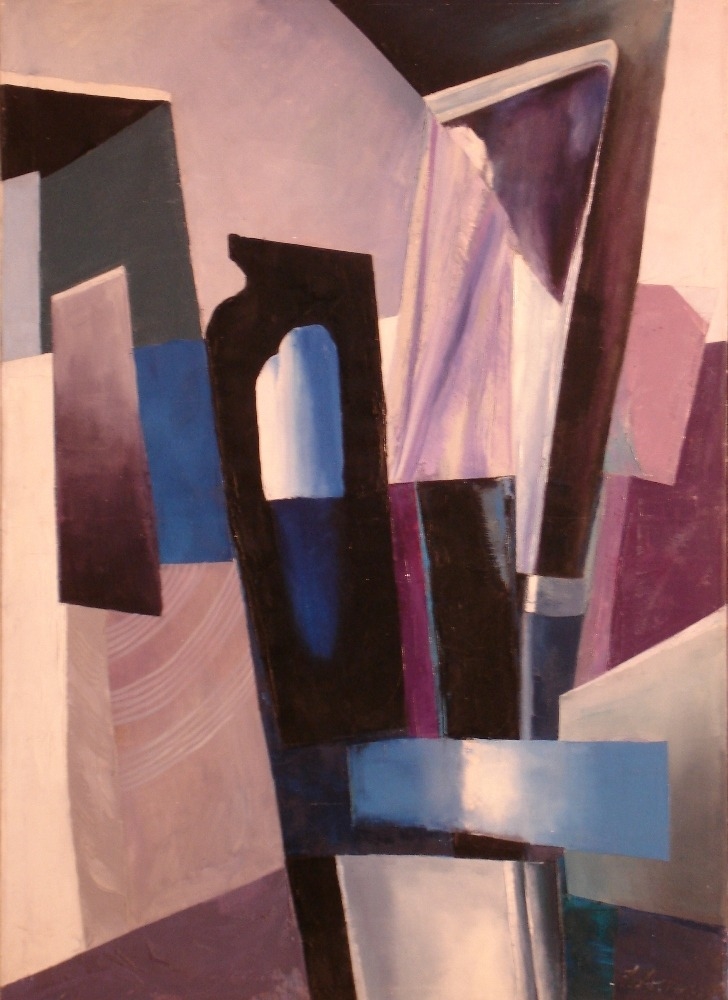 Artwork by Juris Soikans, Magical Realism 6/72 or Magic Mirrors, Made of oil on canvas