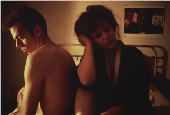 Self-Portrait in Kimono with Brian, NYC - Nan Goldin