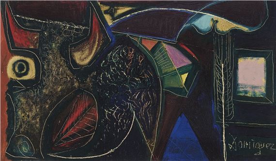 Toros by Oscar Dominguez, Painted in 1932