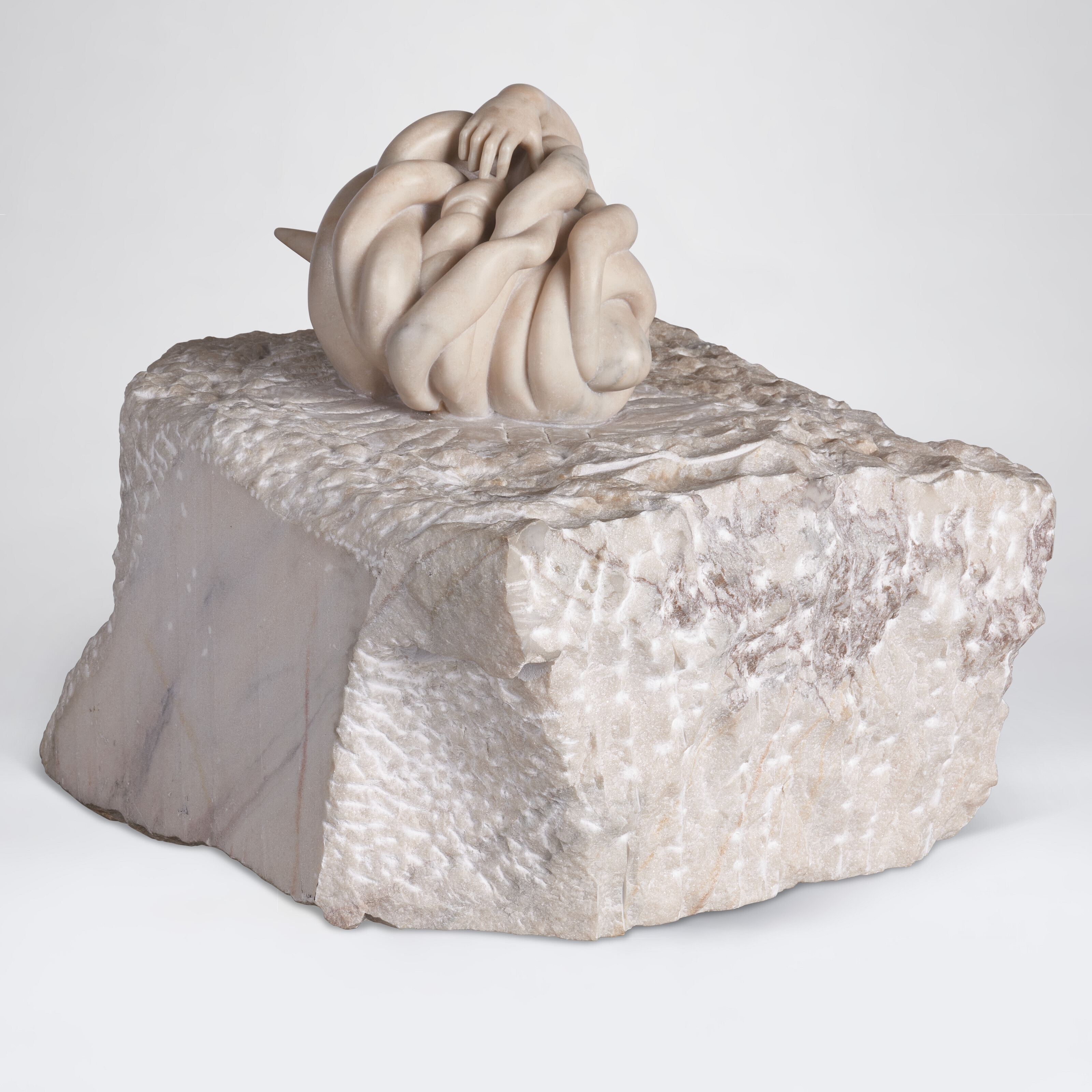 Artwork by Louise Bourgeois, Nature Study, Made of pink marble