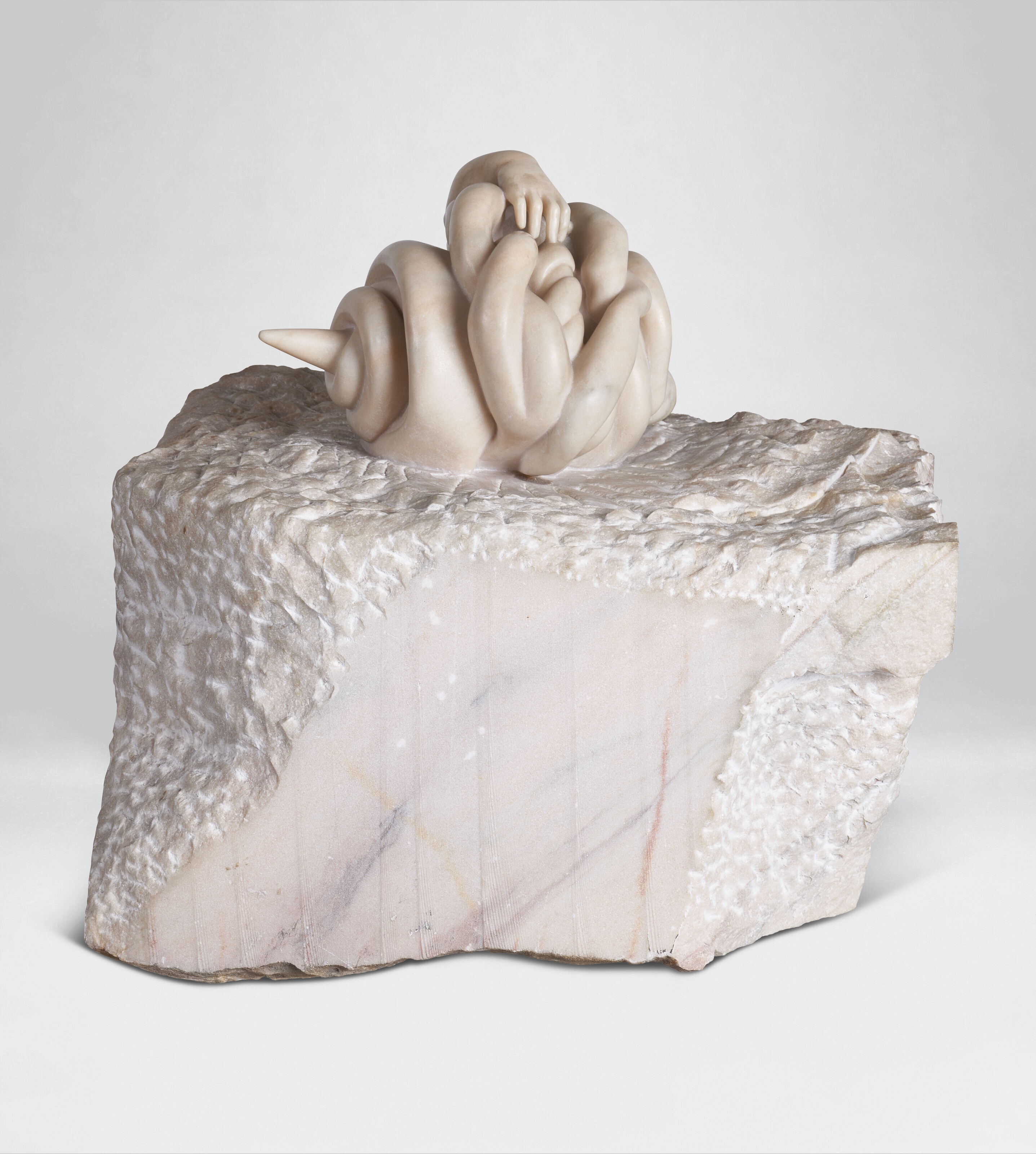 Artwork by Louise Bourgeois, Nature Study, Made of pink marble