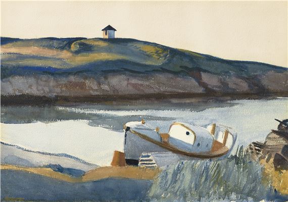 Coast Guard Cove by Edward Hopper, Executed in 1929