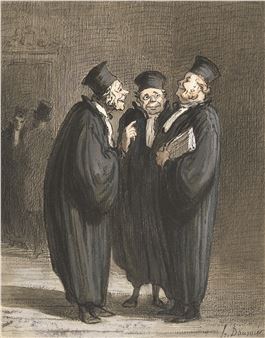 Les trois juges - Honoré Daumier