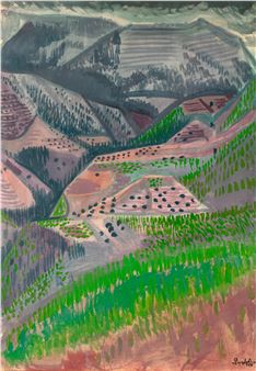 Vue de Mont Attaviros, Rhodes - Valias Semertzidis