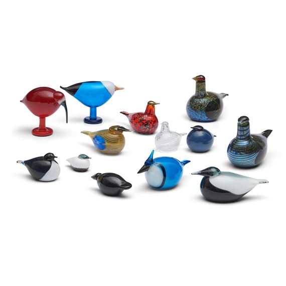 Oiva Toikka | Twelve Oiva Toikka for Iittala Glass Birds by