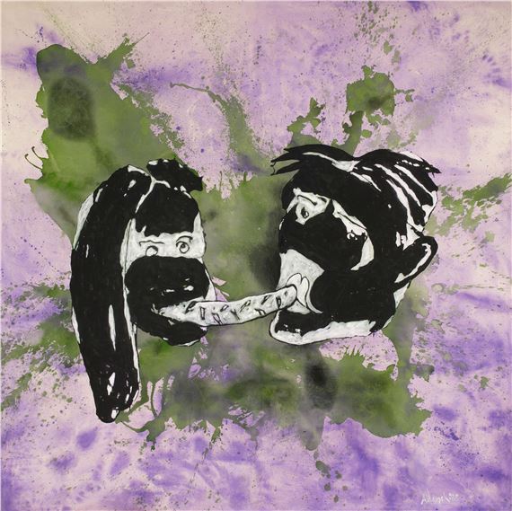 Der Zungenkuss. by Hans Peter Adamski, 1998