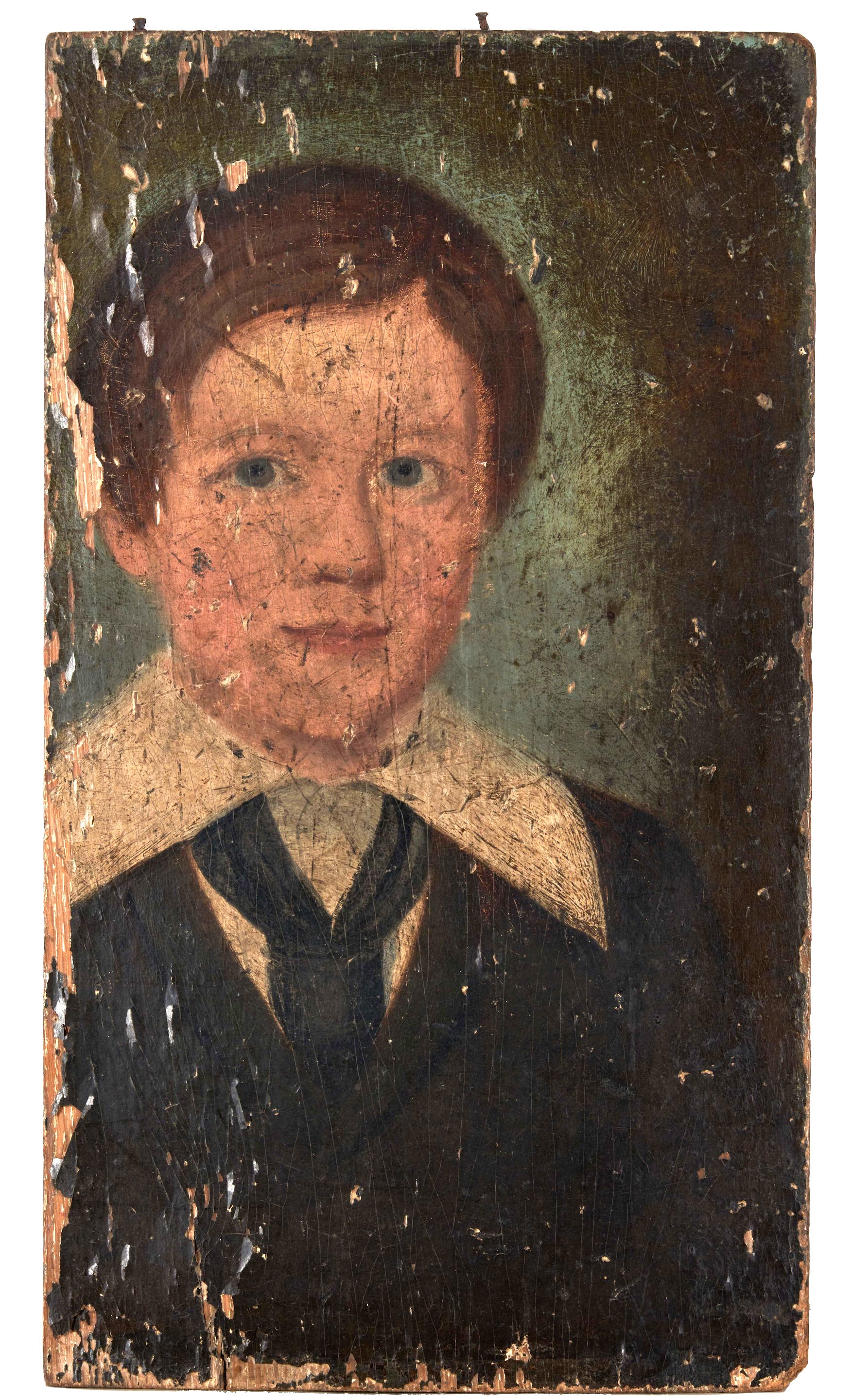 Portrait of a Boy. by American School, 19th Century