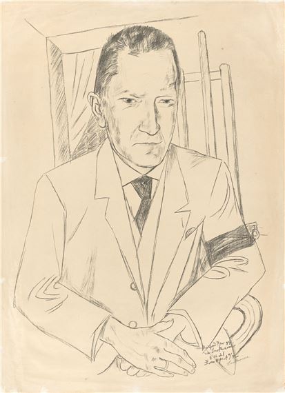 ”Bildnis Reinhard Piper (Portrait of Reinhard Piper)”.