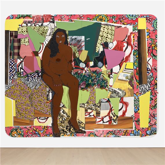 Melody: Femme Noire by Mickalene Thomas, Executed in 2012