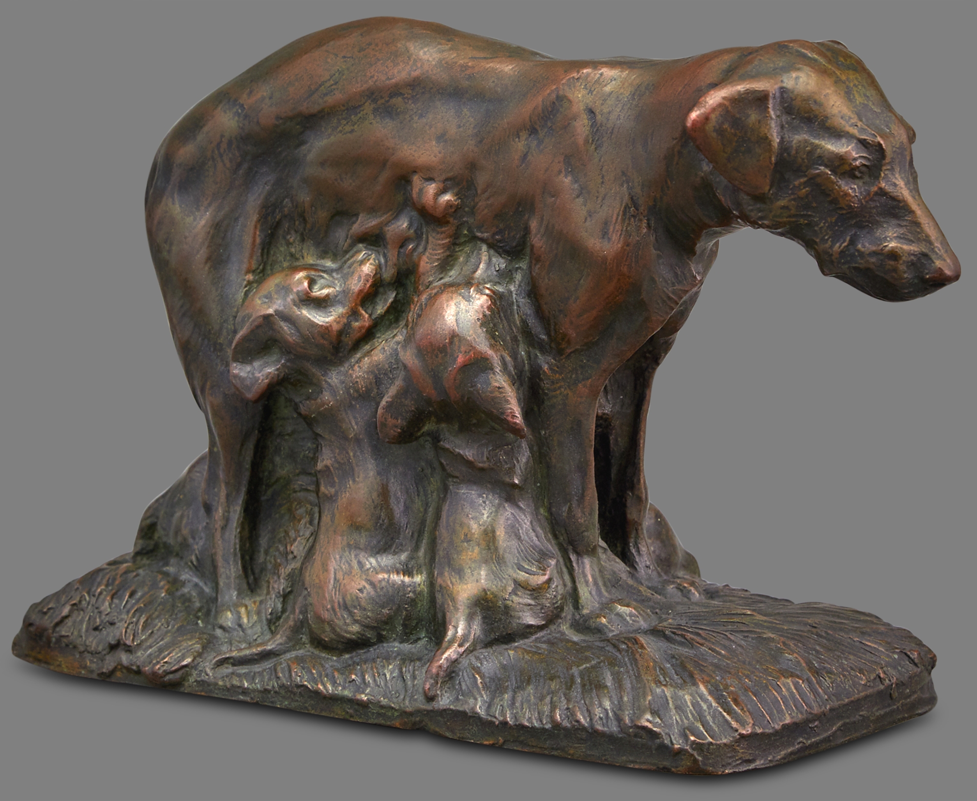 Hugo Postl | Mother and Pups | MutualArt