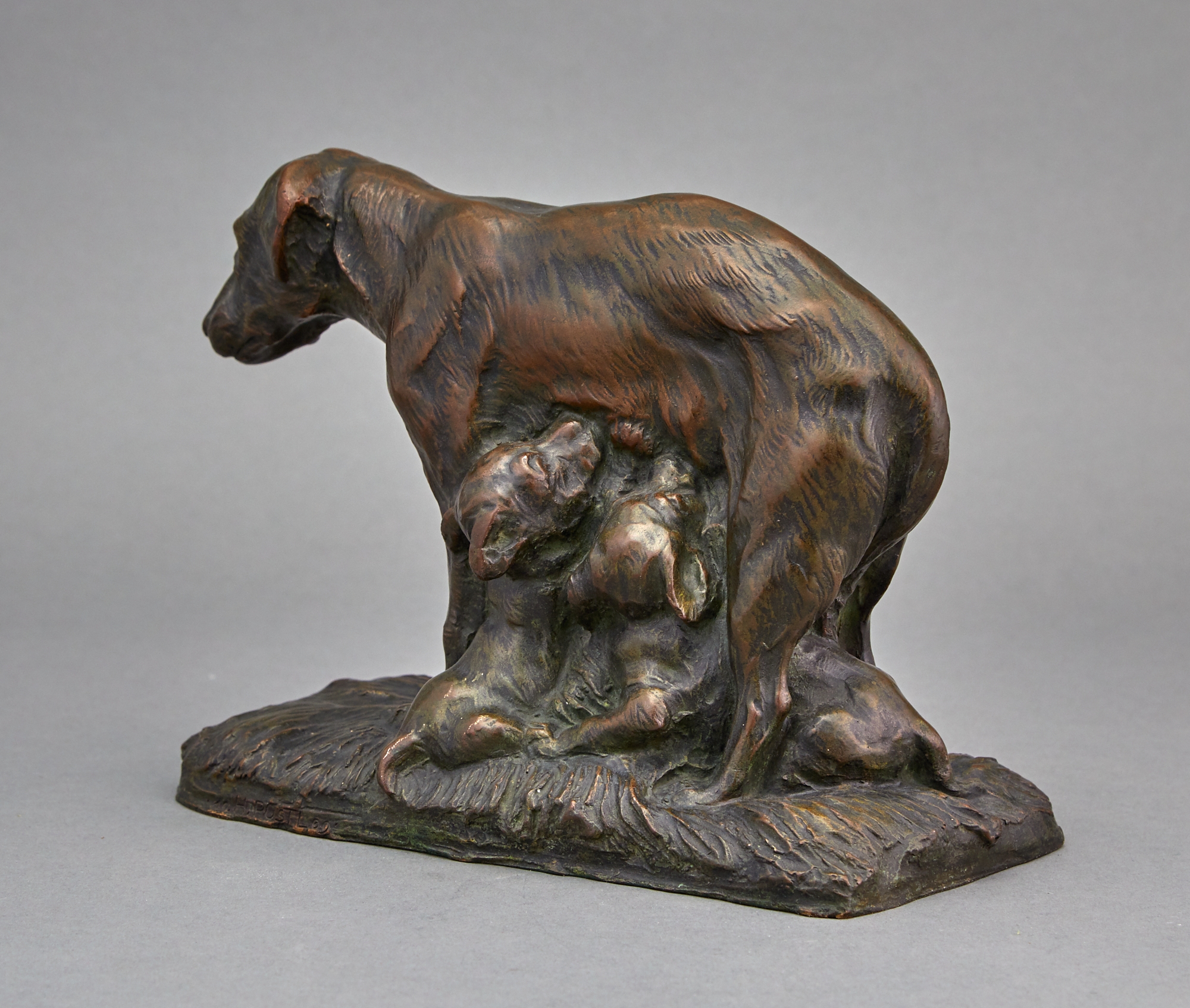 Hugo Postl | Mother and Pups | MutualArt