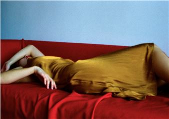 A woman lying on the sofa - Rala Choi