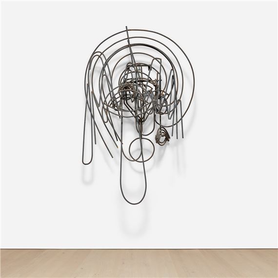 Untitled (Rebar Mask 2) by Thomas Houseago, Executed in 2013