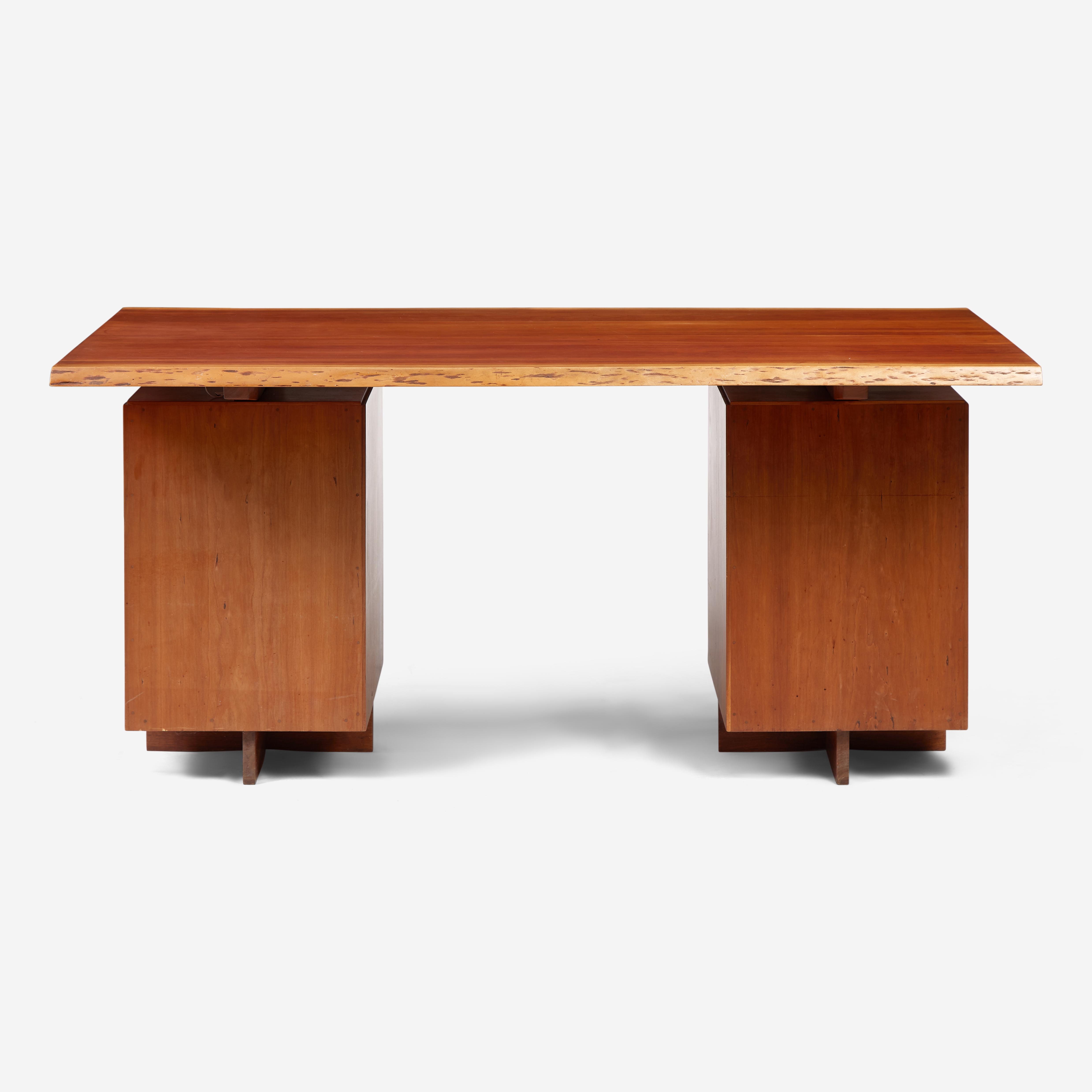 Nakashima DoublePedestal Desk, New Hope, Pennsylvania (1963