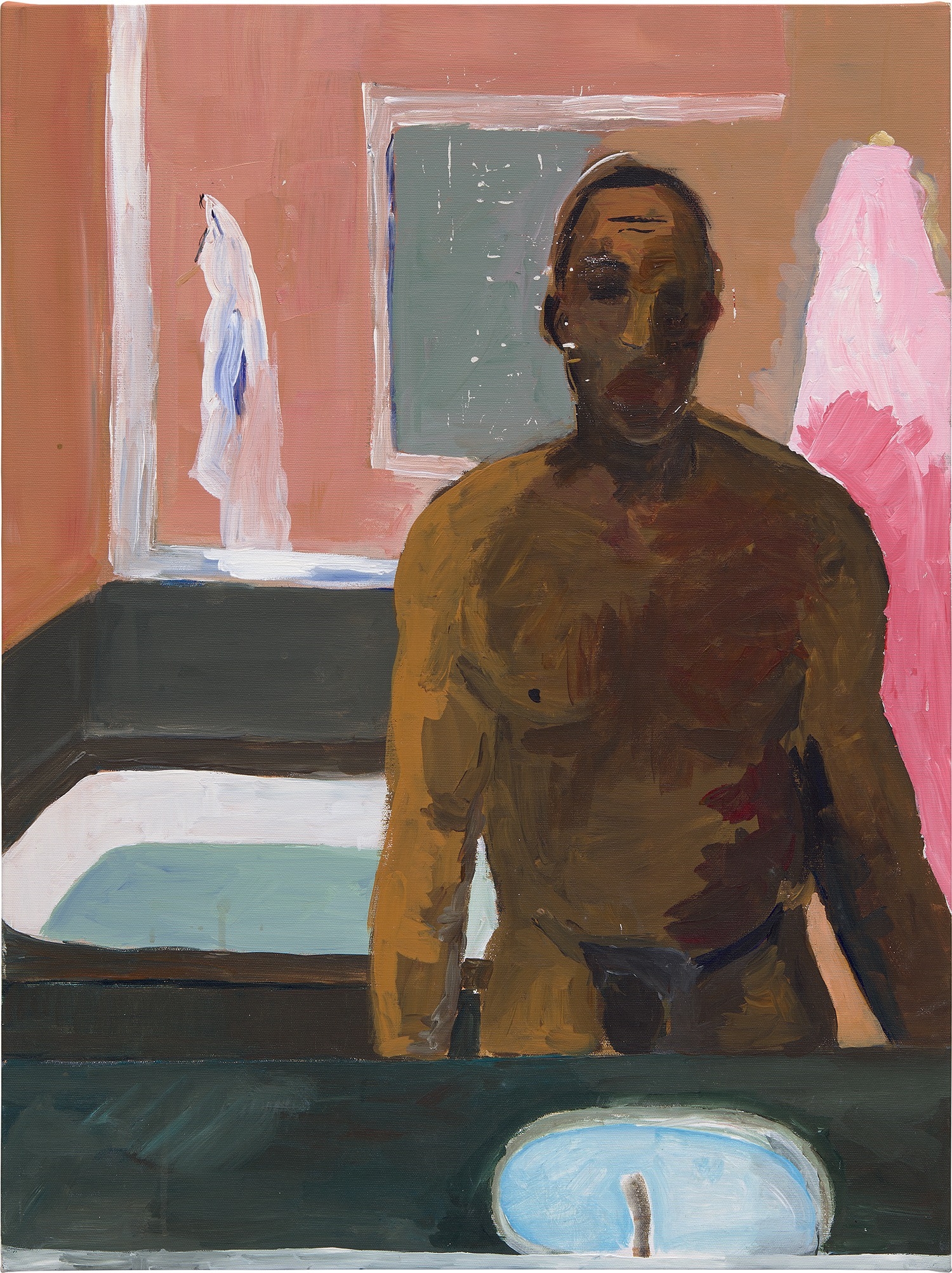 Henry Taylor, Untitled (Self Portrait with Cane), 2019 · SFMOMA