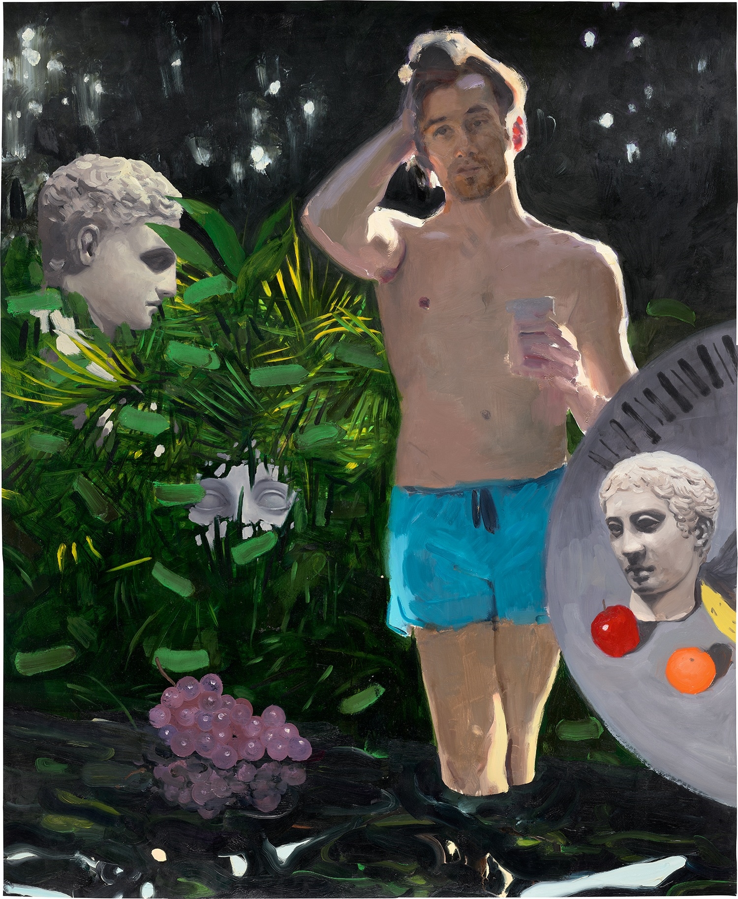 Artwork by Jenna Gribbon, Kevin, Made of oil on paper