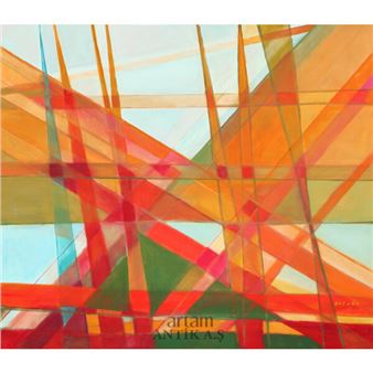 "Geometrik Kompozisyon" - Ferruh Başağa