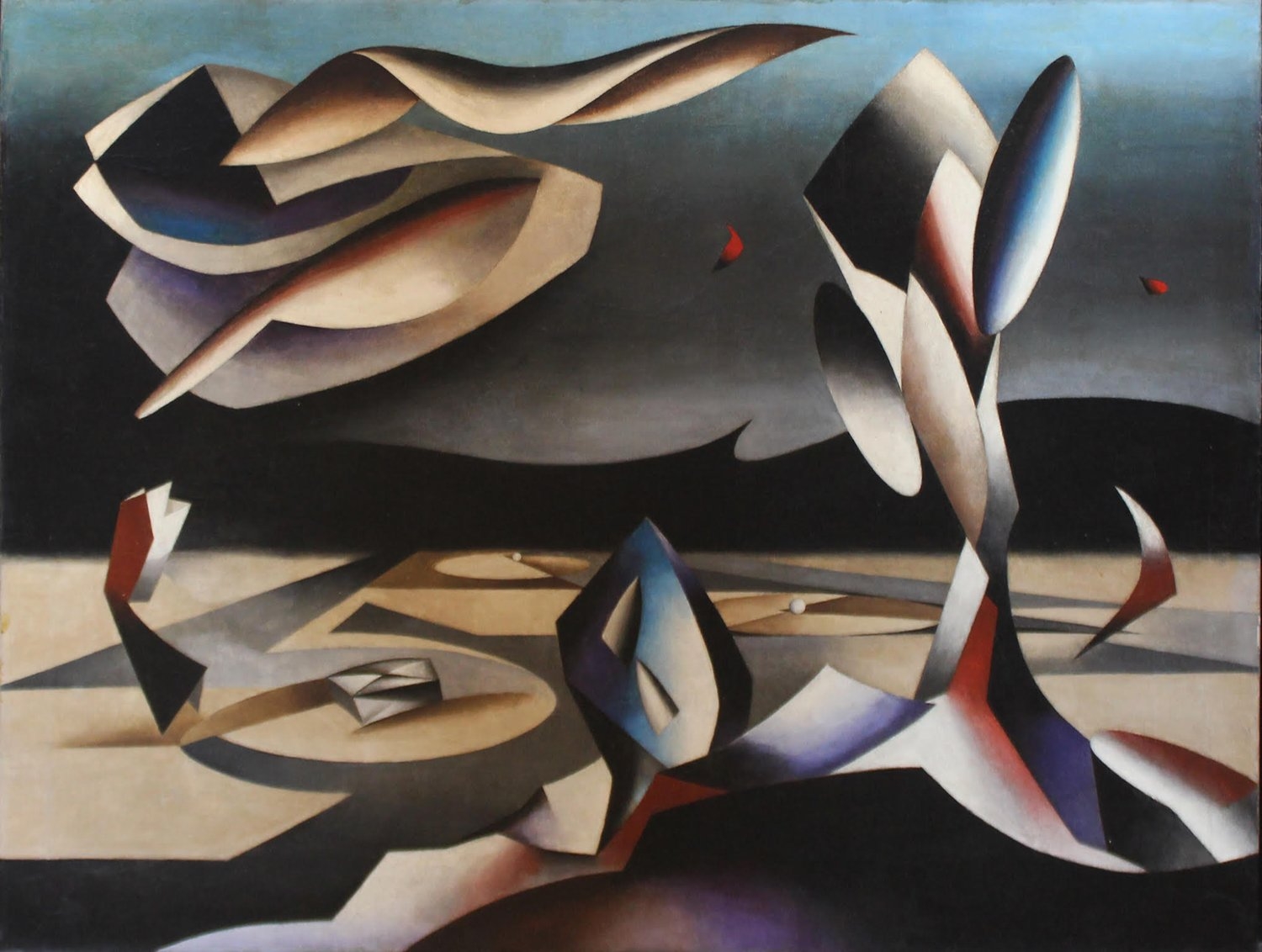 Artwork by John Ferren, Landscape, Made of Oil on canvas