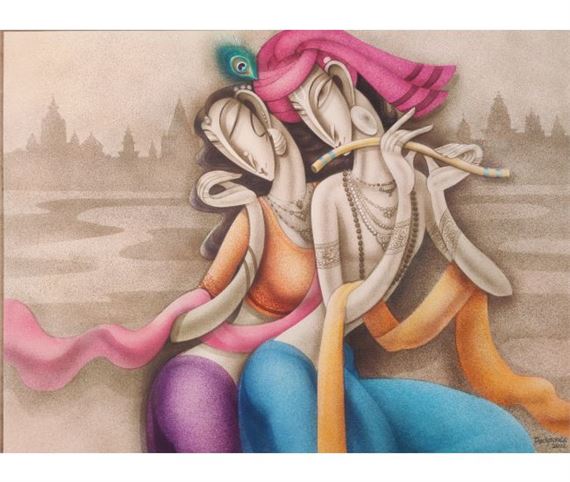 RADHA KRISHNA by Ramesh Pachpande
