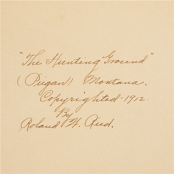 Roland Reed | The Hunting Ground 1912 (Circa 1912) | MutualArt
