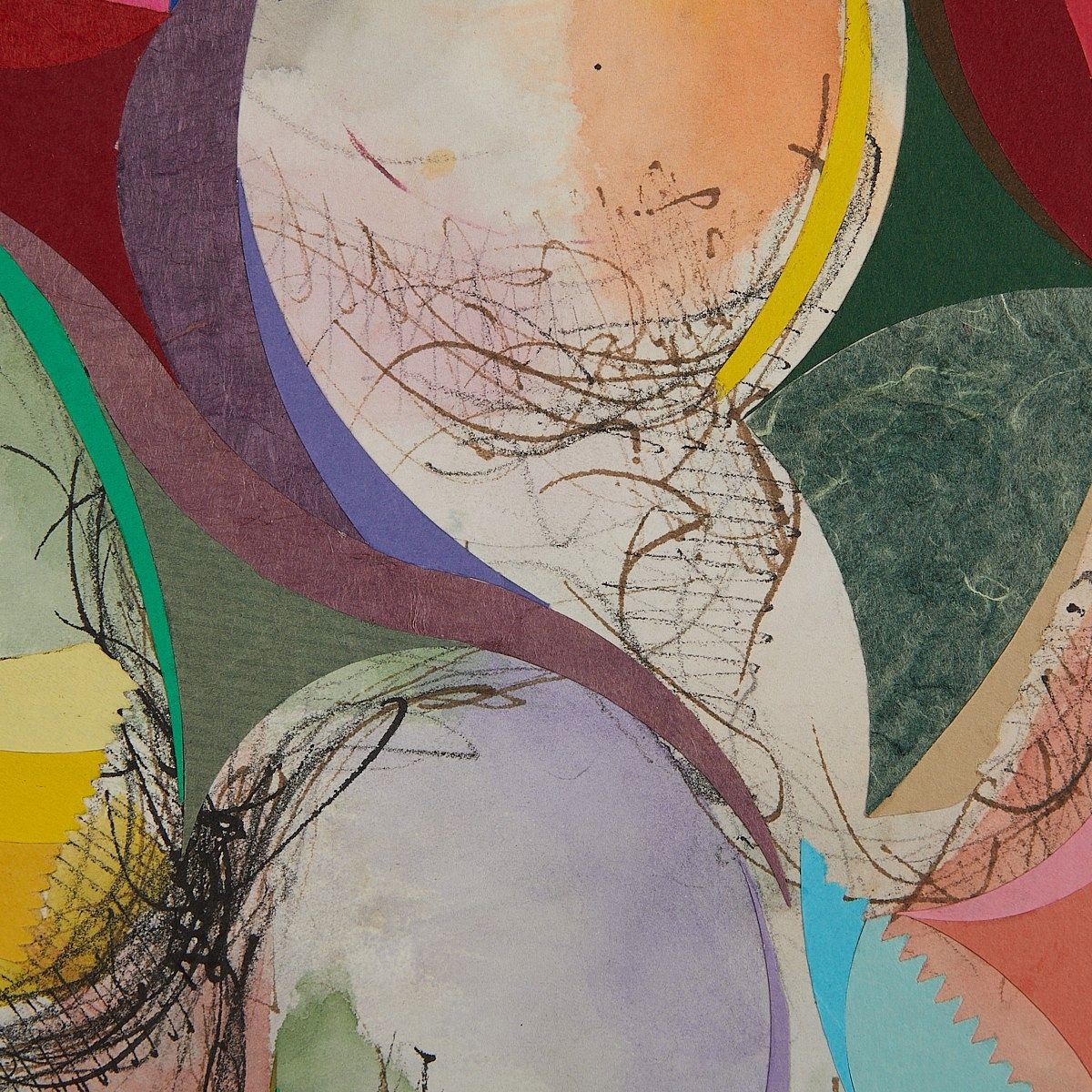 Artwork by James Kielkopf, Abstract composition, 2015, Made of Mixed media on board