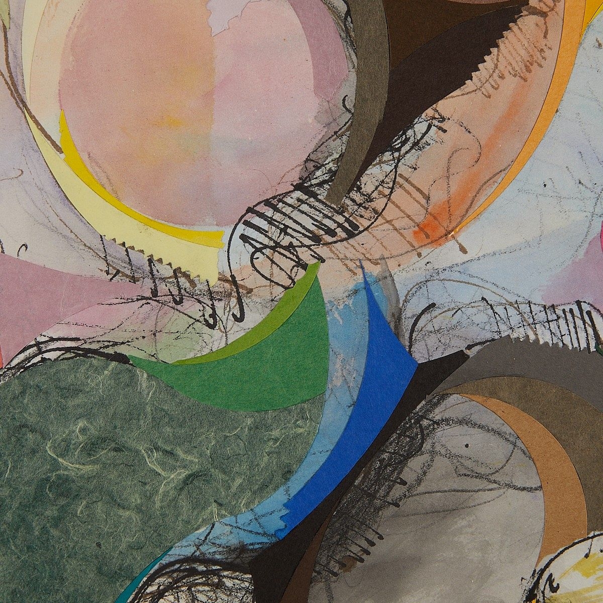 Artwork by James Kielkopf, Abstract composition, 2015, Made of Mixed media on board