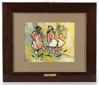 Four Men Dancing - Anita Kushner