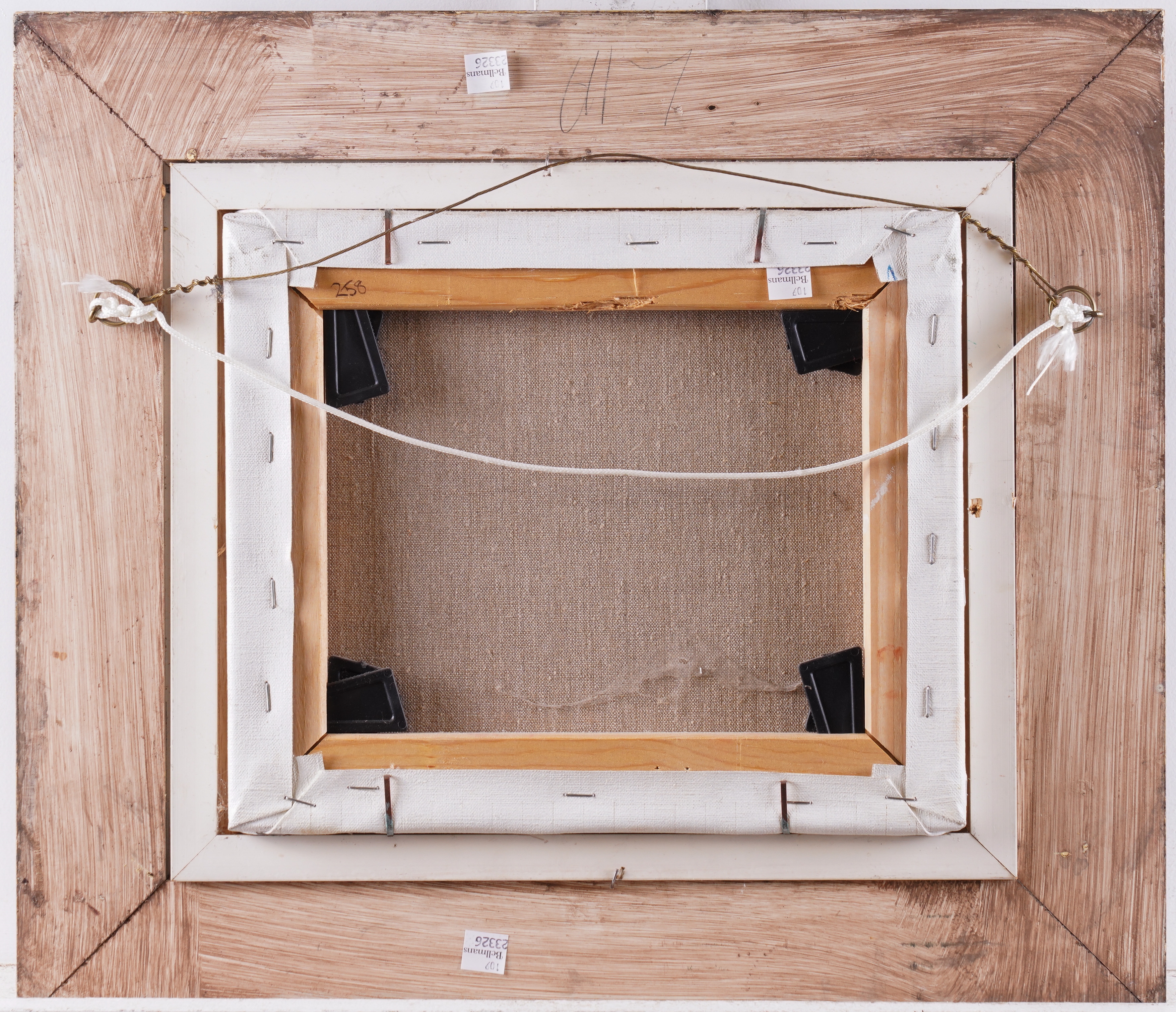 Artwork by Paul S. Gribble, A boy and girl playing with pond yachts, Made of oil on canvas