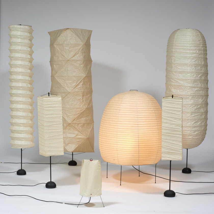 Lampe Suspension AKARI 70EN Isamu Noguchi – Abat-jour En Papier Washi Authentique