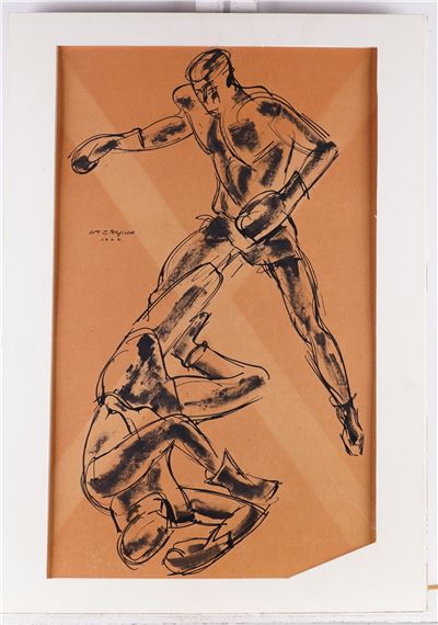William Horace Littlefield | Boxing match (1928) | MutualArt